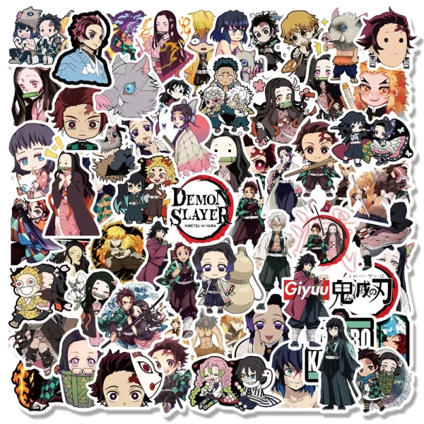 Demon Slayer Graffiti Stickers - Anime Hub Kenya