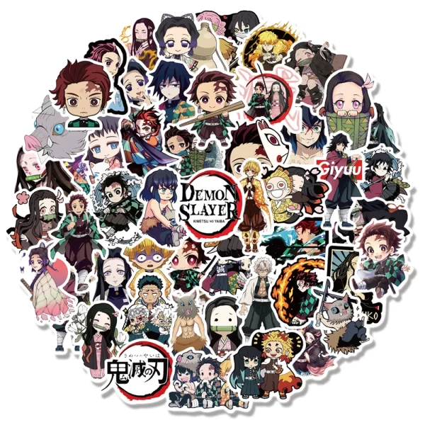 Demon Slayer Graffiti Stickers - Anime Hub Kenya