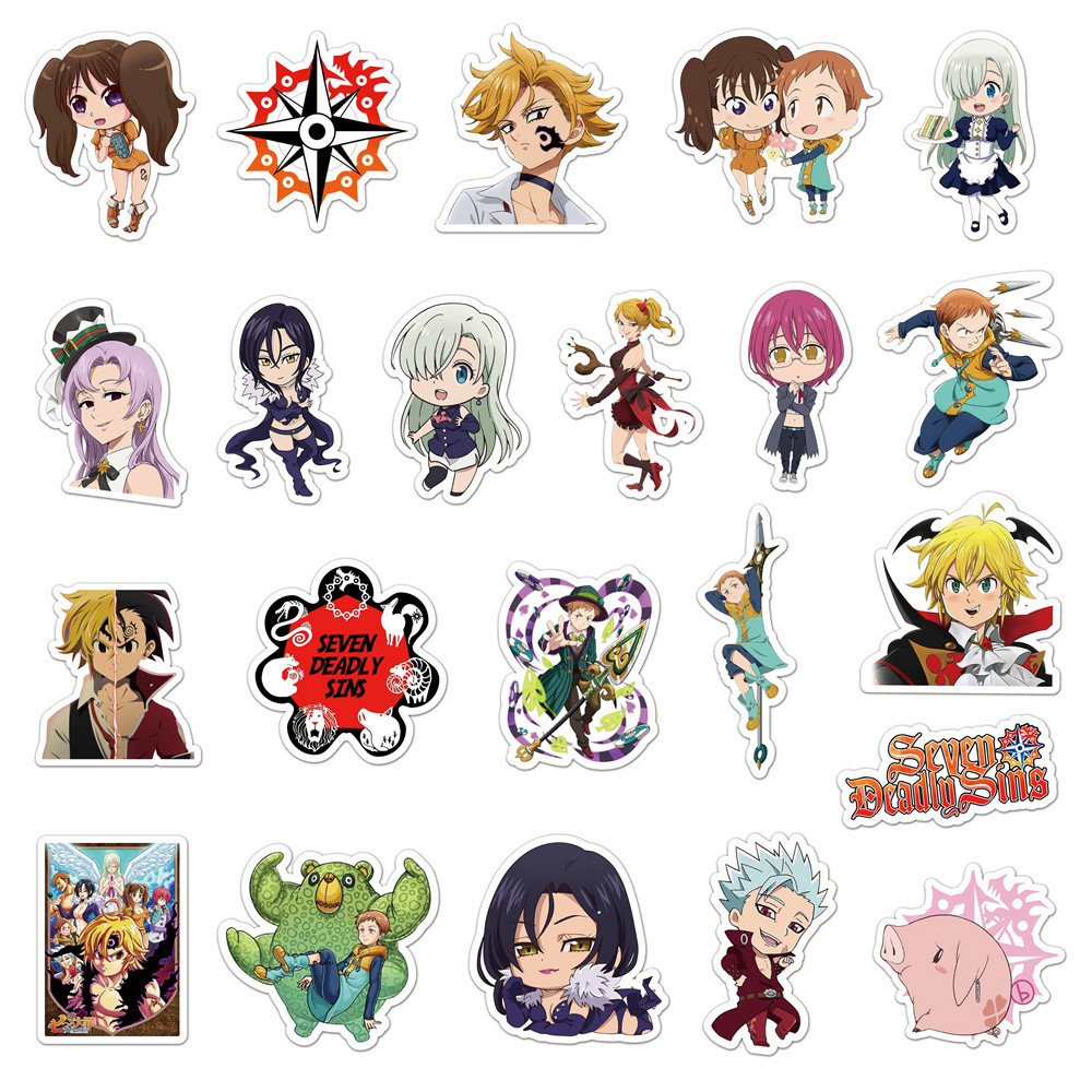 Seven Deadly Sins Anime Stickers Anime Hub Kenya 0035