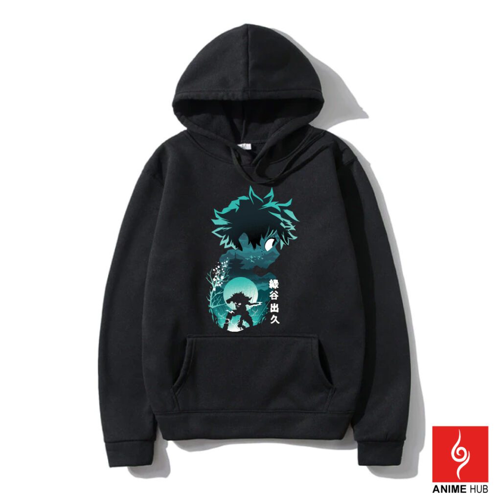 Mha Deku Art Hoodie - Anime Hub Kenya